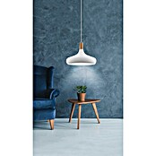 Eglo Lámpara colgante redonda Sabinar (40 W, Ø x Al: 40 x 110 cm, Marrón/Blanco, E27) | BAUHAUS
