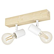 Eglo Townshend 3 Foco de pared (120 W, Marrón/Blanco, E27, 2 ud.) | BAUHAUS