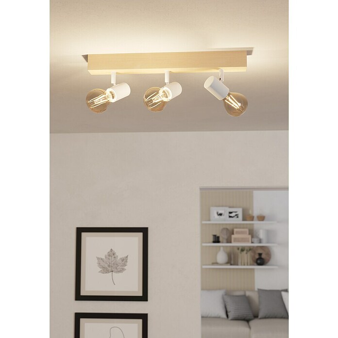 Eglo Townshend 3 Foco de pared (180 W, Marrón, E27, 3 ud.) | BAUHAUS