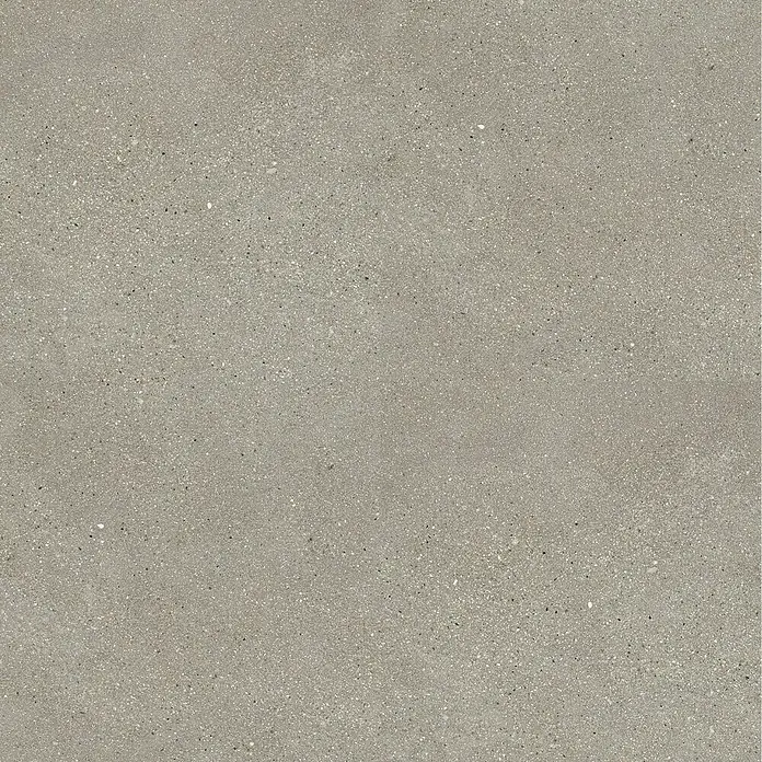 Decolife Designboden Naturestyle Pure - Concrete Grey, Fliese, 905 x 295 x 9 mm - Nahaufnahme einer grauen Betonfliese mit feiner Maserung, ideal für moderne Innenräume.