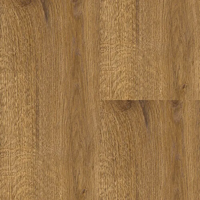 Decolife Designboden Naturestyle Pure - Oak Terra, Landhausdiele, 1.220 x 185 x 9 mm - Detailaufnahme eines Laminatbodens in warmem Holzton mit natürlicher Maserung und leichter Struktur.