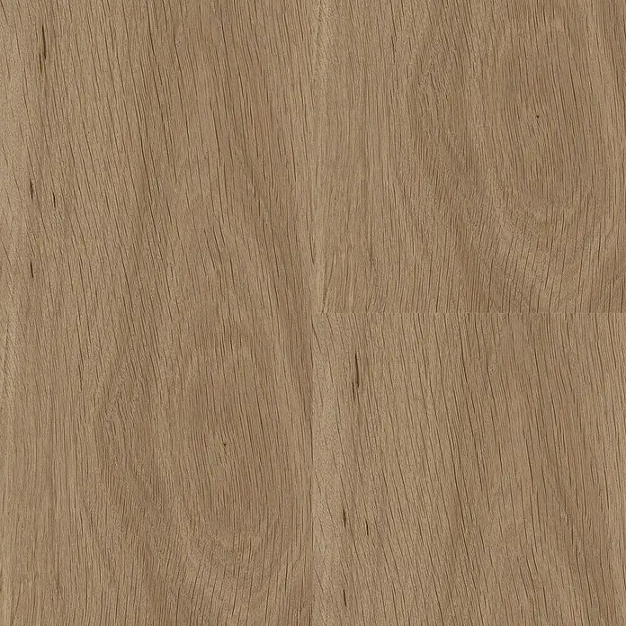 Decolife Designboden Naturestyle Pure - Oak Smoke, Landhausdiele, 1.220 x 185 x 9 mm - Nahaufnahme eines Holzfurniers mit Maserung und natürlichen Details. Ideal für Möbel oder Innenausbau.