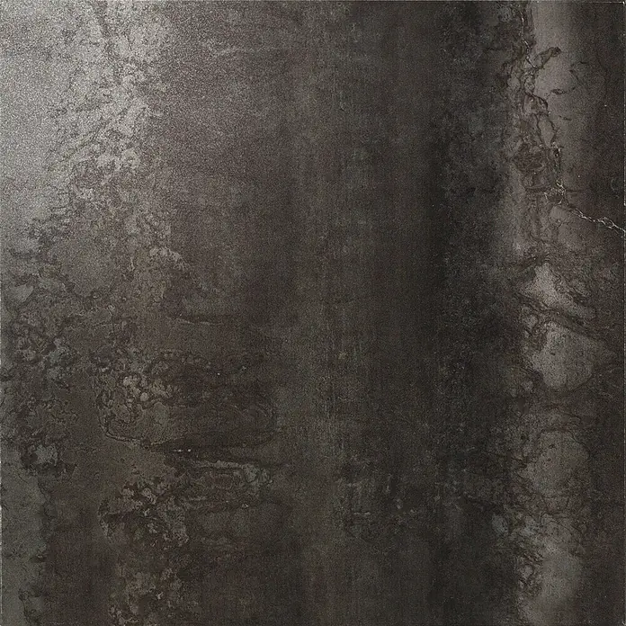 Azteca Feinsteinzeugfliese Cosmos Lux - L x B: 60 x 60 cm, Negro - Elegante dunkle Metallplatte mit einzigartiger Textur. Ideal für moderne Designs und hochwertige Oberflächen.