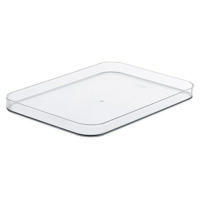 SmartStore Deckel CompactL x B x H: 29 x 20 x 2,5 cm, Kunststoff, Transparent Left Side View