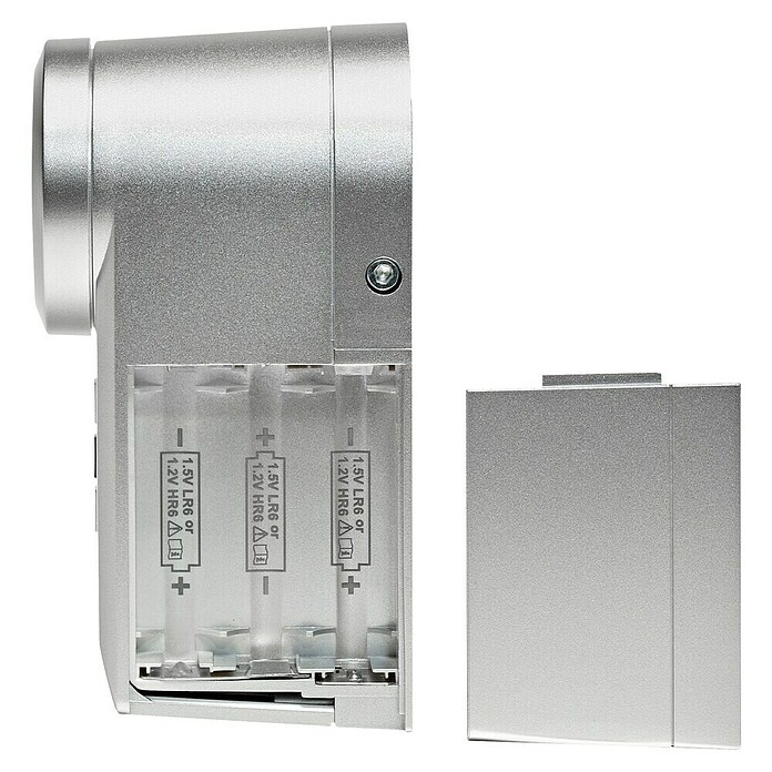 Homematic IP Funk-Türschlossantrieb HmIP-DLD-S (Silber, Batteriebetrieben, 36 x 56 x 118 mm) | BAUHAUS