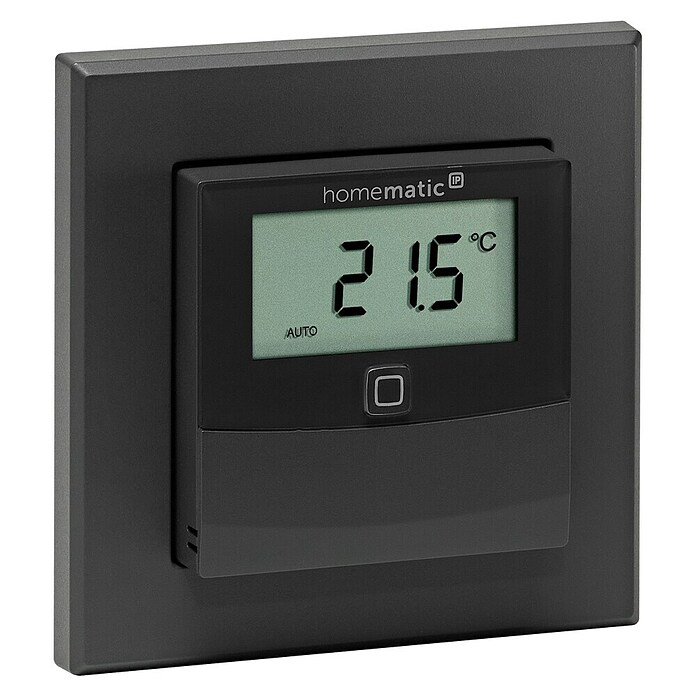 Homematic IP Funk-Temperatursensor HmIP-STHD-A (Anthrazit, L x B x H: 20 x 86 x 86 mm, Batteriebetrieben, IP20) | BAUHAUS