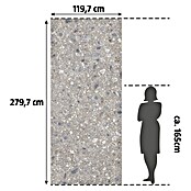 Feinsteinzeugfliese Terrazzo Ceppo XXL (119,7 x 279,7 cm, Silber, Glänzend) | BAUHAUS