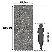 Feinsteinzeugfliese Terrazzo Ceppo XXL (119,7 x 279,7 cm, Graphit, Glänzend) | BAUHAUS