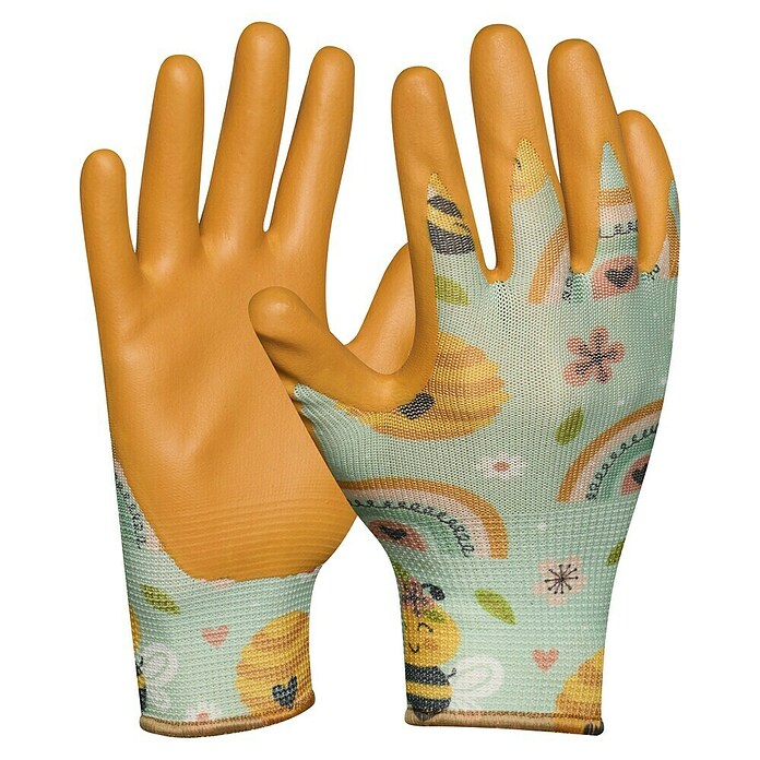 Gebol Kinder-Gartenhandschuhe Gardeluxe Kids Mädchen (Handschuhgröße: 5, Orange, Polyester) | BAUHAUS
