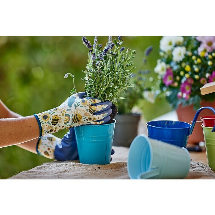 Gebol Kinder-Gartenhandschuhe Gardeluxe Kids Buben (Handschuhgröße: 5, Blau, Polyester) | BAUHAUS