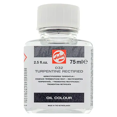 Talens  Limpiador y disolvente para pinceles Trementina Rectificada
