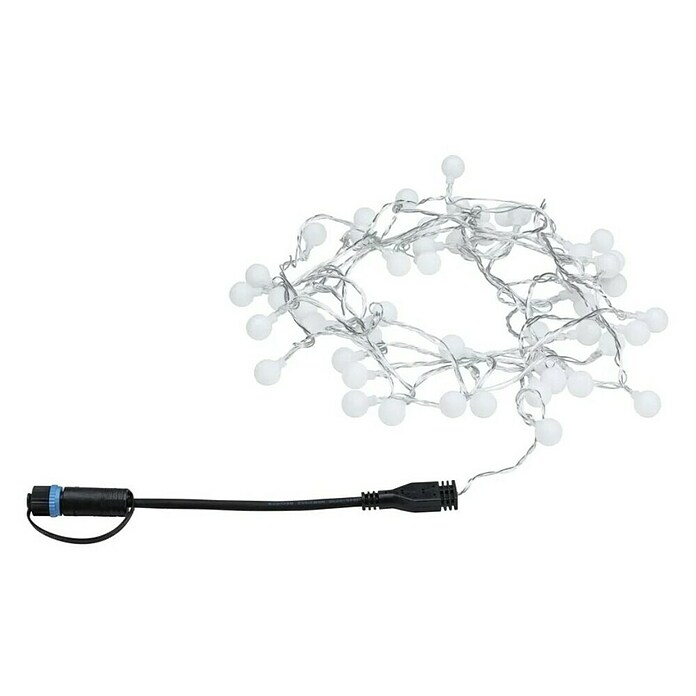 Paulmann Plug & Shine LED svjetlosni lanac  (Na otvorenom, Boja svjetla: Topla bijela, Broj žarulja: 48 Kom., Duljina: 5 m) | BAUHAUS