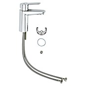 Grohe BauEdge Waschtischarmatur S-Size (Ohne Zugstange, Chrom, Glänzend)