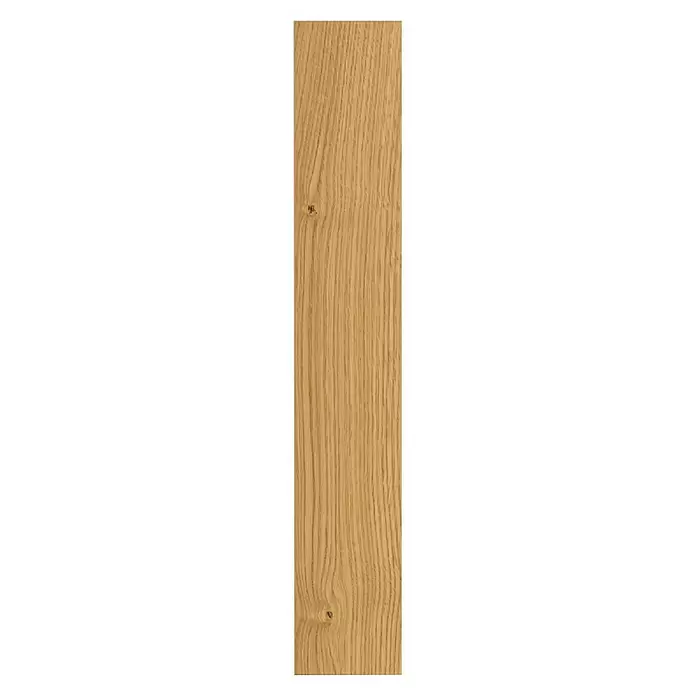 Parador Parkettmuster Trendtime 3 Living Plus Eiche Bardolino natur - 200 x 95 x 13 mm, Fischgrät - Helle Eichenholzplatte mit ausgeprägter vertikaler Maserung und kleinen Ästen.