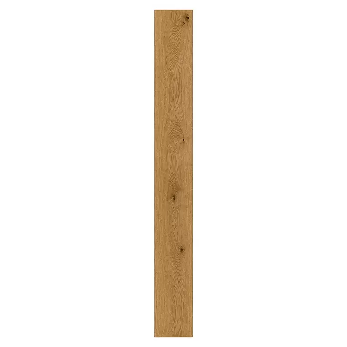 Parador Parkett Classic 3025 - Rustikal Eiche, Landhausdiele, 2.380 x 233 x 13 mm - Hellbraunes Holzpaneel mit natürlicher Maserung und sichtbaren Ästen.