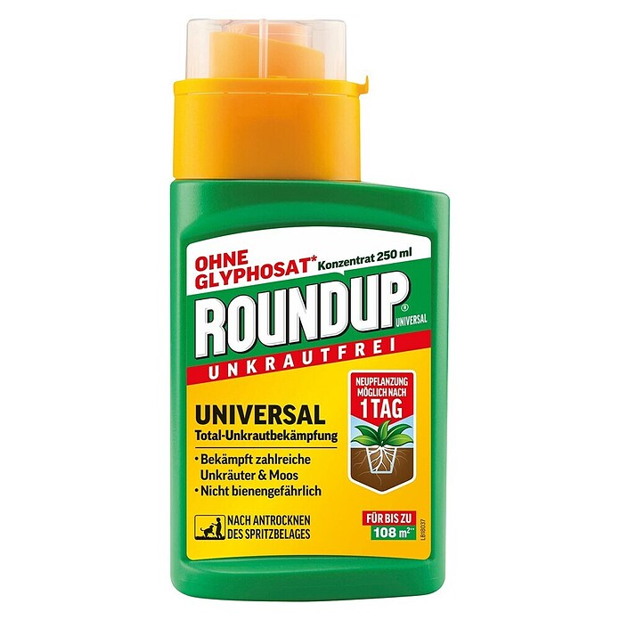 Roundup Unkrautfrei Universal (250 ml, Konzentrat) | BAUHAUS