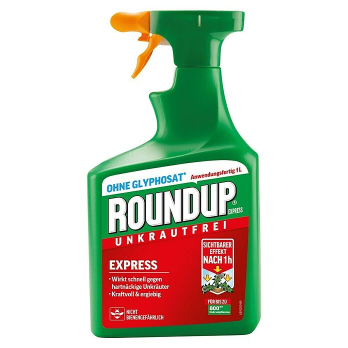 Roundup Unkrautfrei Express (1 l, Anwendungsfertig) | BAUHAUS