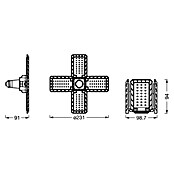 Ledvance Deckenleuchte Highbay E27 Blade (23 W, L x B x H: 23,1 x 23,1 x 9,1 cm, Schwarz, E27) | BAUHAUS