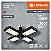 Ledvance Deckenleuchte Highbay E27 Blade (23 W, L x B x H: 23,1 x 23,1 x 9,1 cm, Schwarz, E27) | BAUHAUS