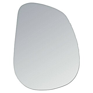 Espejo de pared Irregular Tela  (Diámetro: 50 cm, Plata)