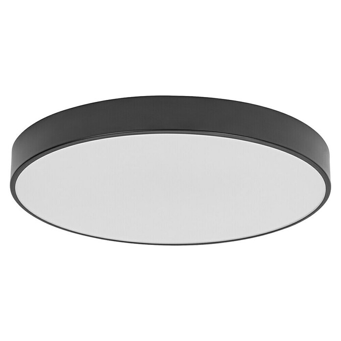 Ledvance Orbis Led-plafondlamp, rond Slim Moia (36 W, Ø x h: 48 x 5 cm, Zwart, Warm wit) | BAUHAUS