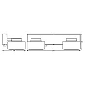 Ledvance Orbis Aplique de pared LED (11 W, Crono, Blanco cálido, 2 ud.) | BAUHAUS