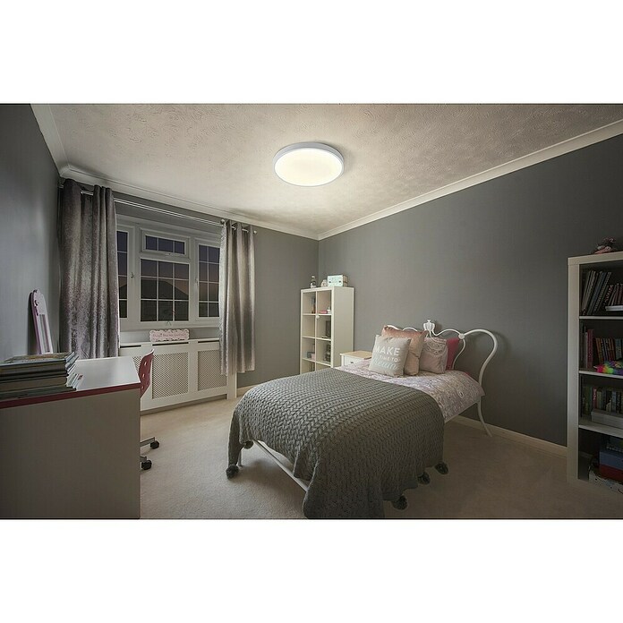 Ledvance Orbis Led-plafondlamp, rond Slim Moia (36 W, Ø x h: 48 x 5 cm, Warm wit) | BAUHAUS