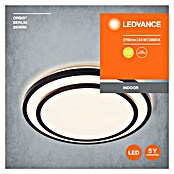 Osram LED-Deckenleuchte rund Berlin (24 W, Ø x H: 39 x 7,8 cm, Schwarz, Warmweiß) | BAUHAUS