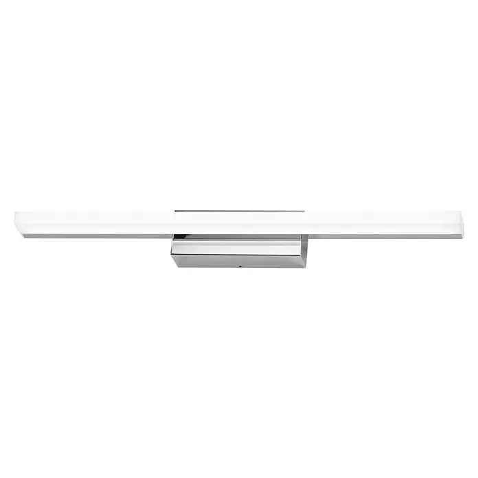 Ledvance Orbis LED-Spiegelleuchte Mirror - 10 W, L x B x H: 60 x 8,8 x 5,7 cm, Chrome, Warmweiß - Eine moderne, weiße Badezimmerleuchte mit Chromakzenten, die ein helles und stilvolles Ambiente schafft.
