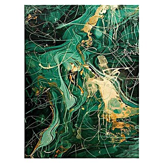 Dotcomcanvas Leinwandbild (Green Energy - Abstrakt, B x H: 30 x 40 cm)