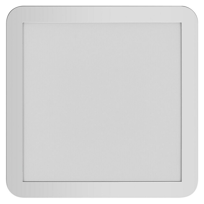 Ledvance Orbis Plafón LED (22 W, L x An x Al: 30 x 30 x 3 cm, Cromo, Blanco cálido, Cuadrado) | BAUHAUS