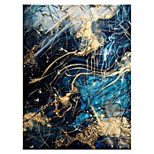 Dotcomcanvas Leinwandbild (Blue Thunder - Abstrakt, B x H: 60 x 80 cm) | BAUHAUS