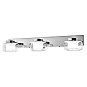 Ledvance Orbis Aplique de pared LED (16,5 W, L x An x Al: 50 x 13 x 9 cm, Cromo, Blanco cálido, 3 ud.) | BAUHAUS