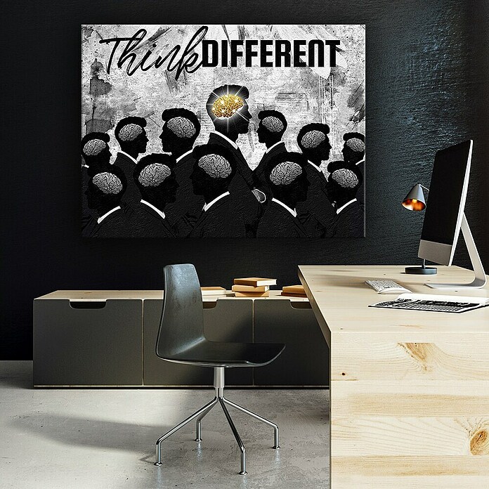 Dotcomcanvas Leinwandbild (Think Different, B x H: 40 x 30 cm) | BAUHAUS