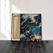 Dotcomcanvas Leinwandbild (Blue Thunder - Abstrakt, B x H: 60 x 80 cm) | BAUHAUS