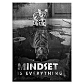 Dotcomcanvas Leinwandbild (Mindset Is Everything Tiger, B x H: 30 x 40 cm) | BAUHAUS