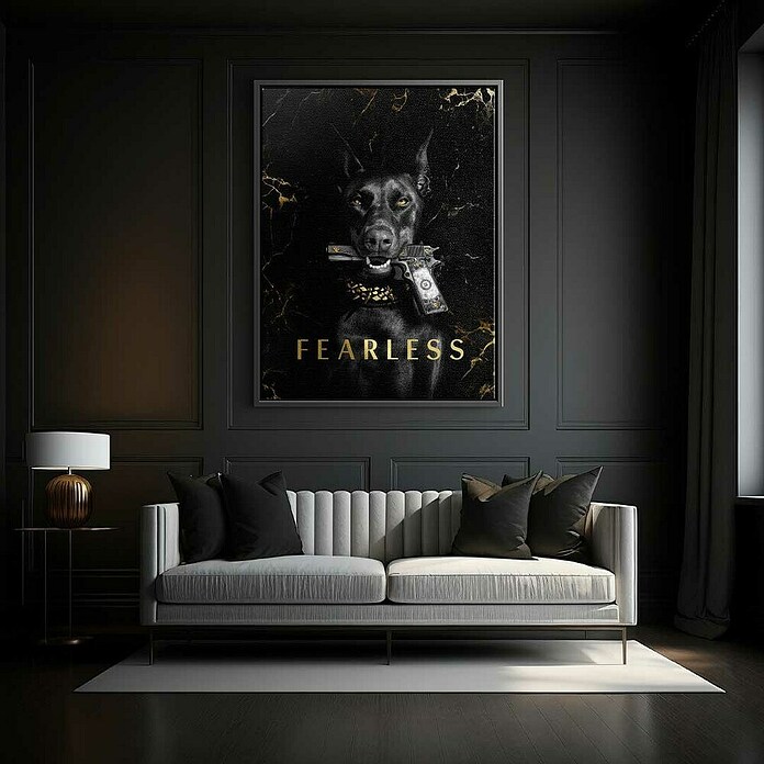 Dotcomcanvas Leinwandbild (Luxury Dog, B x H: 150 x 200 cm) | BAUHAUS