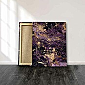 Dotcomcanvas Leinwandbild (Purple Storm - Abstrakt, B x H: 150 x 200 cm) | BAUHAUS