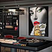 Dotcomcanvas Leinwandbild (Casino Girl, B x H: 150 x 200 cm) | BAUHAUS