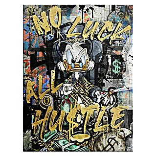 Dotcomcanvas Leinwandbild (All Hustle Duck, B x H: 30 x 40 cm)