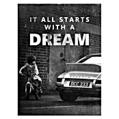 Dotcomcanvas Leinwandbild (It All Starts With A Dream, B x H: 30 x 40 cm) | BAUHAUS