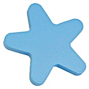 Nesu Tirador para muebles Star azul (L x An x Al: 6,7 x 6,5 x 2,5 cm, Madera, Mate)