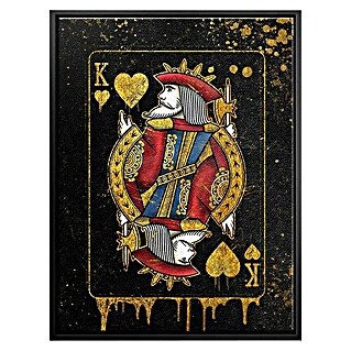 Dotcomcanvas Leinwandbild (King Card, B x H: 30 x 40 cm)