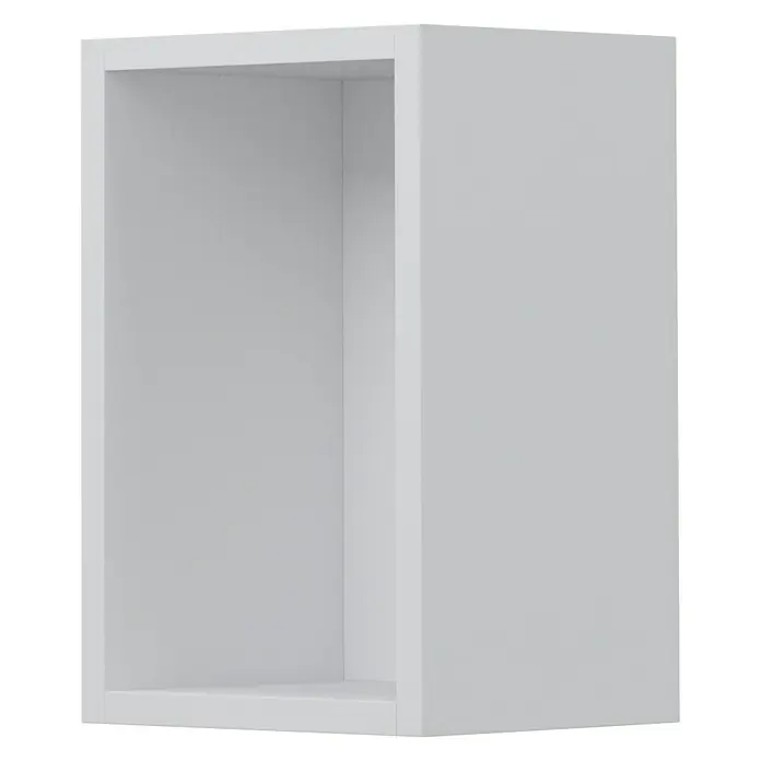 Camargue Espacio Modulregal - 20 x 17 x 30 cm, Weiß - Weißer Hängeschrank mit offenem Fach, ideal für Küche oder Bad, bietet viel Stauraum und modernes Design.