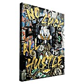 Dotcomcanvas Leinwandbild (All Hustle Duck, B x H: 60 x 80 cm) | BAUHAUS