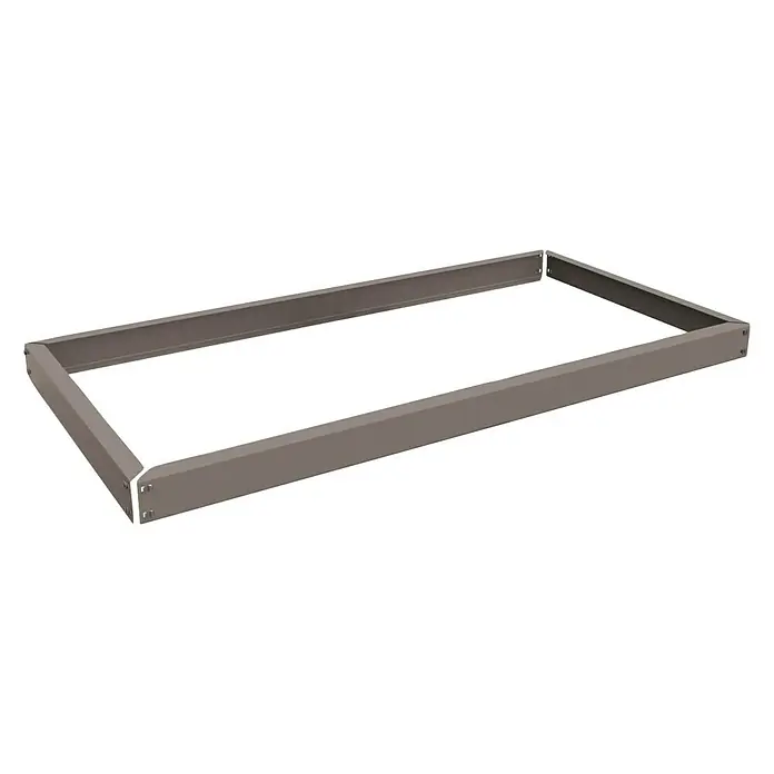 Simonrack Ecoforte Estante adicional sin bandejas - Al x An x Pr: 6,5 x 120 x 60 cm, Galvanizado - Estructura de cama de metal rectangular. Esta estructura de cama robusta proporciona una base estable para una noche de sueño reparador.