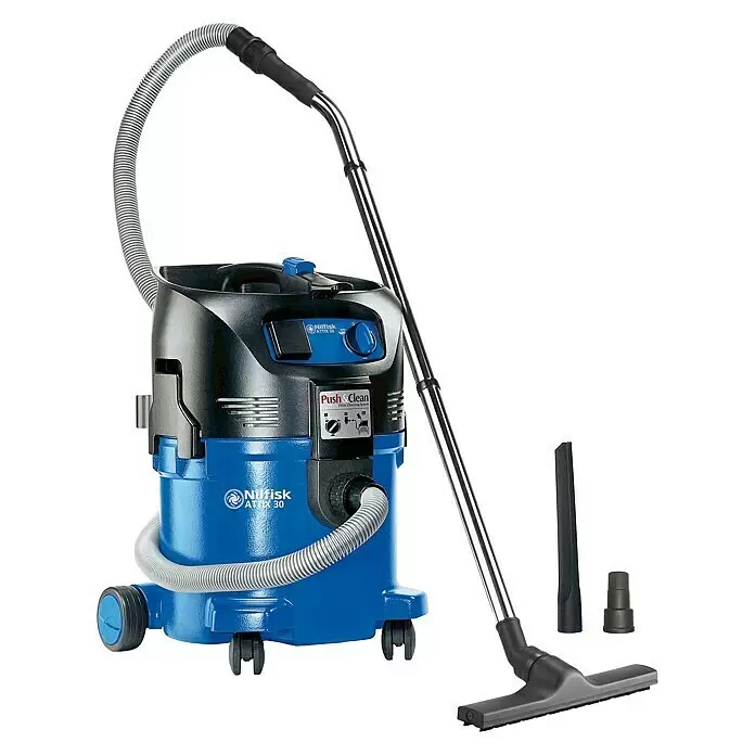 Nilfisk Elektro-Nass- & Trockensauger Attix 30-21 PC1.500 W, Behältervolumen: 30 l Left Side View
