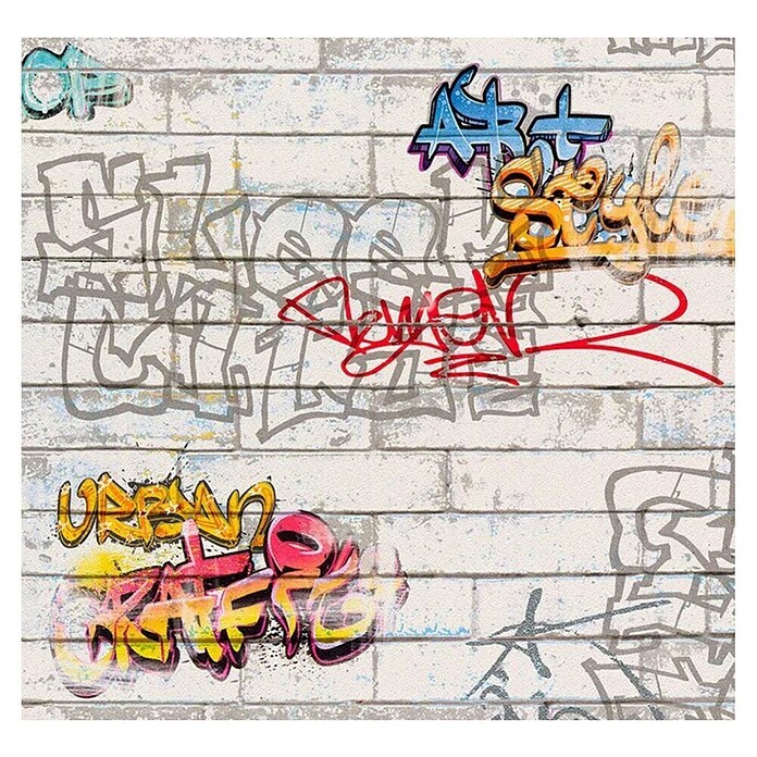 A.S. Création Flis tapeta Grafiti  (Šareno, 10,05 x 0,53 m) | BAUHAUS