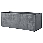 Deroma Millennium Pflanzkasten (Außenmaß (L x B x H): 99 x 37 x 39 cm, Kunststoff, Ashgrey) | BAUHAUS