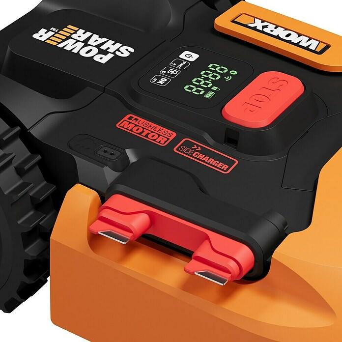 Worx PowerShare 20V Mähroboter Landroid S400 (400 m², Schnittbreite: 18 cm, Induktionsgestützte Navigation, Begrenzungskabel) | BAUHAUS